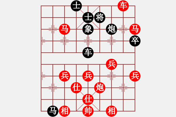 象棋棋譜圖片：旋風(fēng)V5.0先勝巫師業(yè)余級(jí)（五七炮進(jìn)三兵對(duì)屏風(fēng)馬） - 步數(shù)：60 