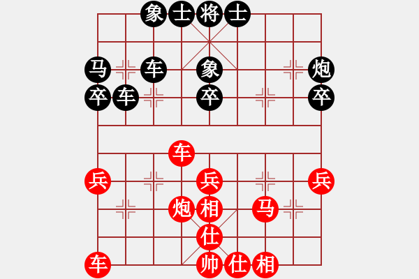 象棋棋譜圖片：香港 趙汝權(quán) 和 廣東 呂欽 - 步數(shù)：36 