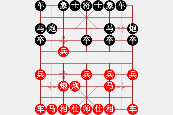 象棋棋谱图片：湖北省体育局棋牌运动管理中心 赵金成 和 四川成都队 许文章 - 步数：10 