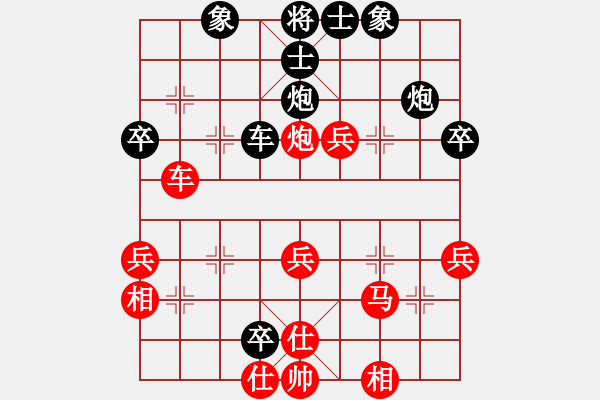 象棋棋譜圖片：linlaoye(2級)-負(fù)-qtshg(2級) - 步數(shù)：40 