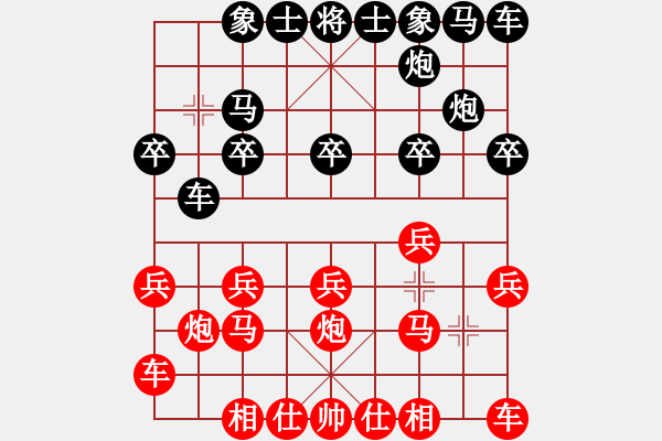 象棋棋譜圖片：清理門戶(1段)-負-quyetdau(4段) - 步數(shù)：10 