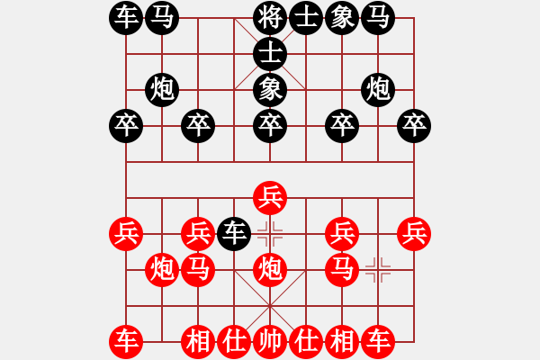 象棋棋譜圖片：12-03-12 yzda[1059]-Resign-shanzai[1131] - 步數(shù)：10 