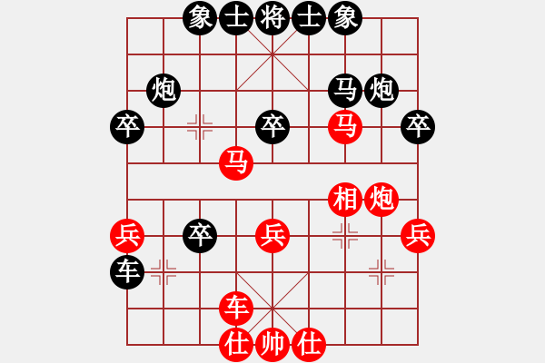 象棋棋譜圖片：中軸線[1147466963] - ヤ茅廬[465396521 - 步數(shù)：40 