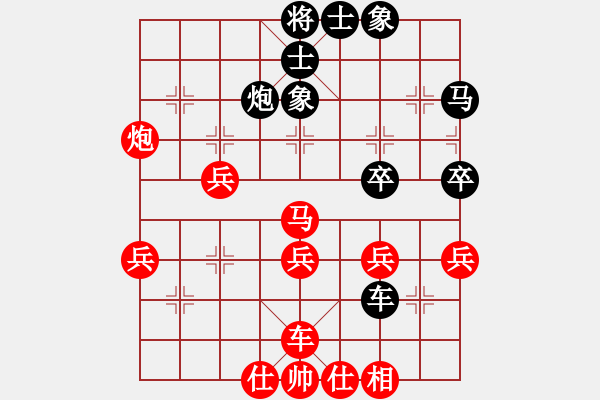 象棋棋譜圖片：潛水金鱗(6段)-勝-皋城高手(5段) - 步數(shù)：40 