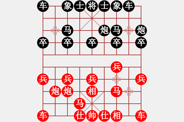 象棋棋譜圖片：弈之（業(yè)余五級(jí)）先負(fù) 古溫棋院陳龐海 - 步數(shù)：10 