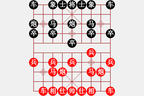 象棋棋譜圖片：甘肅象棋聯(lián)盟基地二 甘肅群李毅然 先勝 甘肅群-祁澤 - 步數(shù)：10 