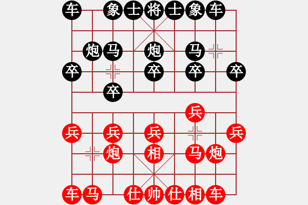 象棋棋譜圖片：中醫(yī)院(2段)-負(fù)-只贏一局(5段) - 步數(shù)：10 