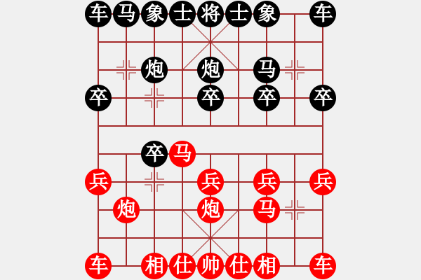 象棋棋譜圖片：長征奕天(7段)-勝-三宮六院(5段) - 步數(shù)：10 