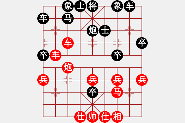 象棋棋譜圖片：長征奕天(7段)-勝-三宮六院(5段) - 步數(shù)：40 