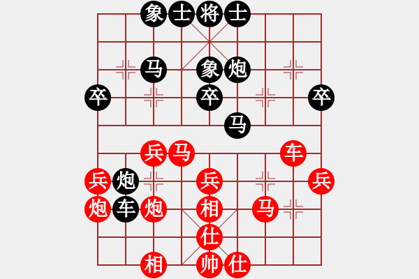 象棋棋譜圖片：2006年梁山賽第七輪：氣蓋山河(5r)-負(fù)-天堂之風(fēng)(7段) - 步數(shù)：40 