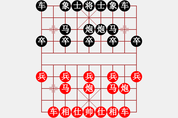 象棋棋譜圖片：順炮局（我先勝Q(mào)Q常侍） - 步數(shù)：10 