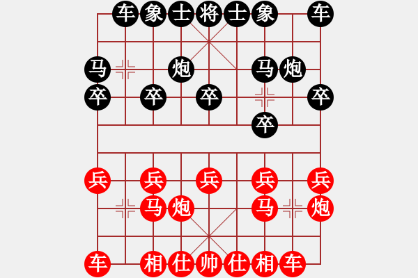 象棋棋譜圖片：活力飛揚[hei] -VS- 軍旗王子[hong] - 步數(shù)：10 