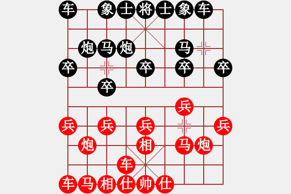 象棋棋譜圖片：江南隱士(日帥)-和-棋壇毒龍(8段) - 步數(shù)：10 