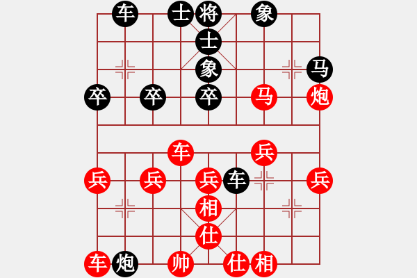 象棋棋譜圖片：臭簍(3段)-負(fù)-淄博老頑童(7段) - 步數(shù)：40 