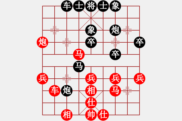 象棋棋譜圖片：小小飛刀(日帥)-負(fù)-貝克漢母(月將) - 步數(shù)：40 