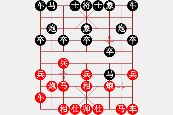 象棋棋譜圖片：無名小卒(風魔)-負-金刀金刀(9星) - 步數(shù)：10 