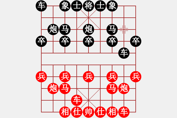 象棋棋譜圖片：出頭鳥的勇氣[紅] -VS- 方圓[黑] - 步數(shù)：10 