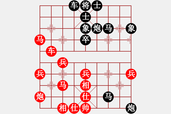 象棋棋譜圖片：葬心紅勝yzggs2007【仕角炮轉(zhuǎn)反宮馬對(duì)右中炮】 - 步數(shù)：50 