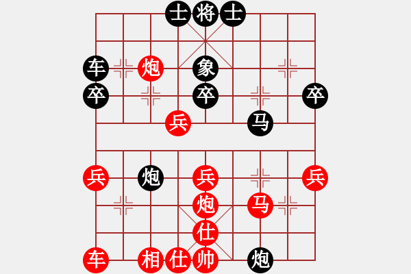 象棋棋譜圖片：進(jìn)賢門(3段)-勝-邊鋒(5段) - 步數(shù)：40 