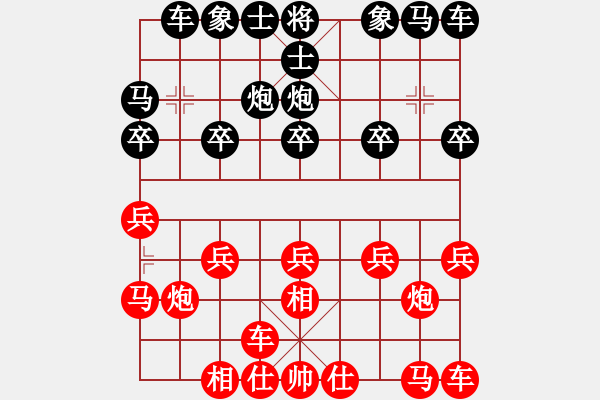 象棋棋譜圖片：平陽(yáng)縣象棋協(xié)會(huì) 華東 勝 緬甸象棋協(xié)會(huì) 黃必富 - 步數(shù)：10 