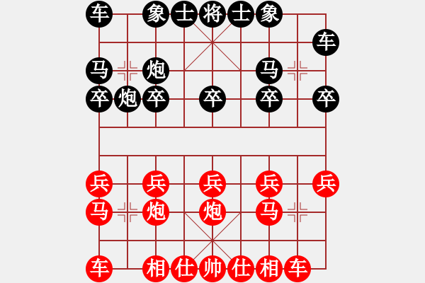 象棋棋谱图片：符式弘 对 刘荣扬 - 步数：10 