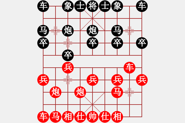 象棋棋譜圖片：弈海風云[紅] -VS- 一級騎士[黑]5 - 步數(shù)：10 