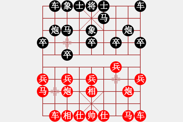 象棋棋譜圖片：大順(6段)-和-天山居士(8段) - 步數(shù)：10 