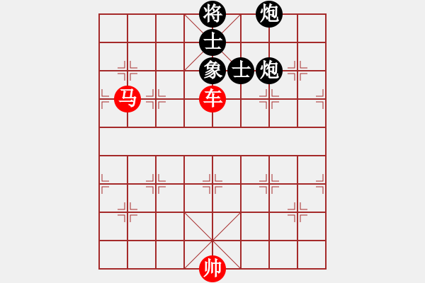 象棋棋譜圖片：車馬例勝雙炮單缺象 - 步數(shù)：0 