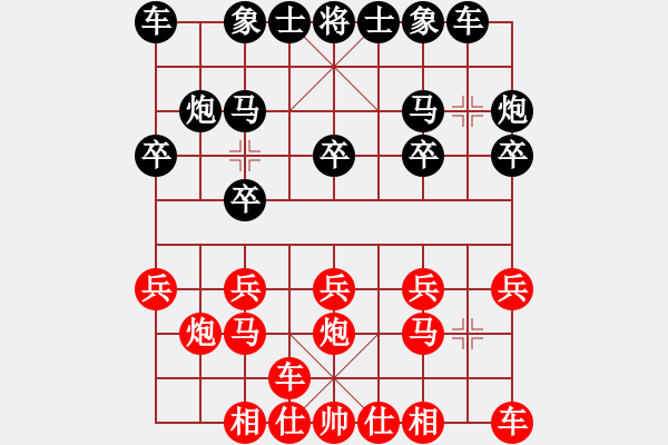 象棋棋譜圖片：郭海軍         先和 吳繼光         - 步數(shù)：10 