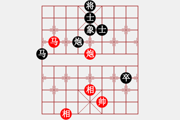 象棋棋譜圖片：中炮過河車互進(jìn)七兵對(duì)屏風(fēng)馬左馬盤河 紅士六進(jìn)五【1】 - 步數(shù)：150 