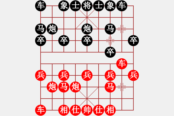 象棋棋譜圖片：湖北 洪智 和 上海 謝靖 - 步數(shù)：10 