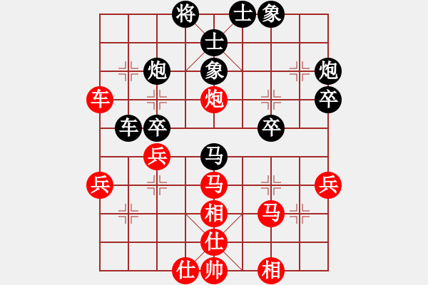 象棋棋譜圖片：keepingon(9段)-和-和棋生財(cái)(8段) - 步數(shù)：40 