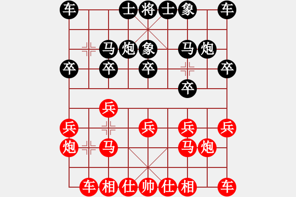 象棋棋譜圖片：弈林殺手(8段)-勝-天生一品(1段) - 步數(shù)：10 