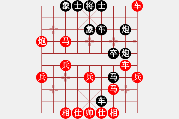 象棋棋譜圖片：馬路殺手AkE.阿曼 先勝 中年組棋手 - 步數(shù)：40 