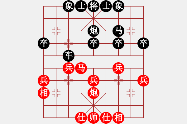 象棋棋譜圖片：ooooojjjjj(5段)-負(fù)-非洲軍團(tuán)(2段) - 步數(shù)：30 