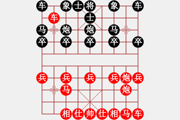 象棋棋譜圖片：木頭人[153123775] -VS- 蜀中憨牛[1329637978] - 步數(shù)：10 