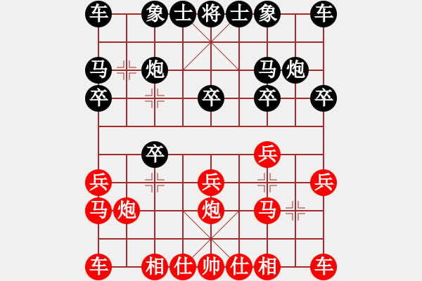 象棋棋譜圖片：棄帥殺卒(1段)-負(fù)-心驛春回(1段) - 步數(shù)：10 