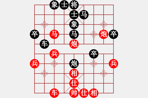 象棋棋譜圖片：huangyipin(9級)-負(fù)-qtshg(3級) - 步數(shù)：40 