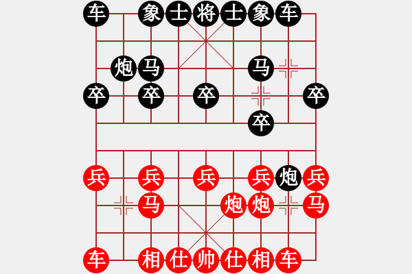 象棋棋譜圖片：棋友-魚aiq鳥[575644877] -VS- 紫云茶[1584939759] - 步數(shù)：10 