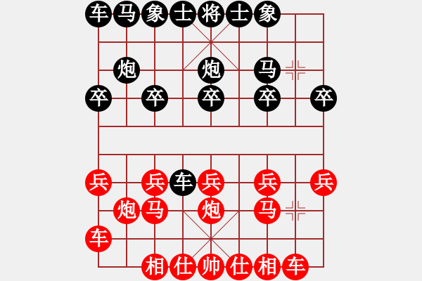 象棋棋譜圖片：筱藝[2861149990] -VS- 巨強(qiáng)[348726599] - 步數(shù)：10 