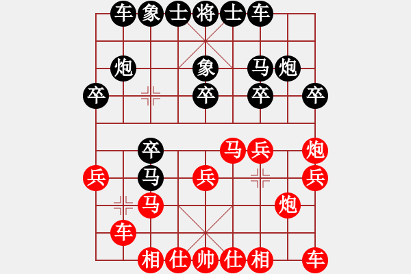 象棋棋譜圖片：打敗四方(9級(jí))-勝-tycoonlq(5r) - 步數(shù)：20 