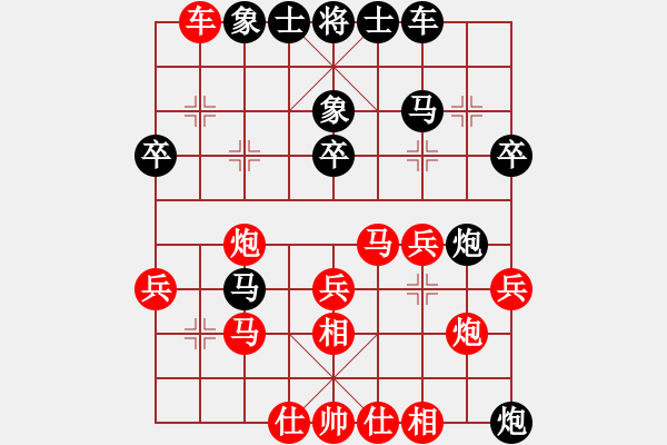 象棋棋譜圖片：打敗四方(9級(jí))-勝-tycoonlq(5r) - 步數(shù)：30 