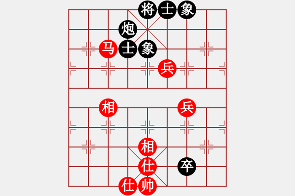 象棋棋谱图片：谢业枧     先和 卜凤波     - 步数：105 