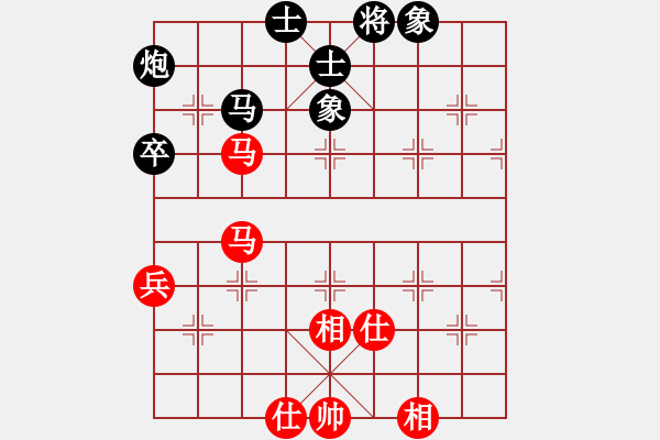 象棋棋譜圖片：鐮刀幫女將(北斗)-和-臭嘴冠軍庫(9星) - 步數(shù)：80 