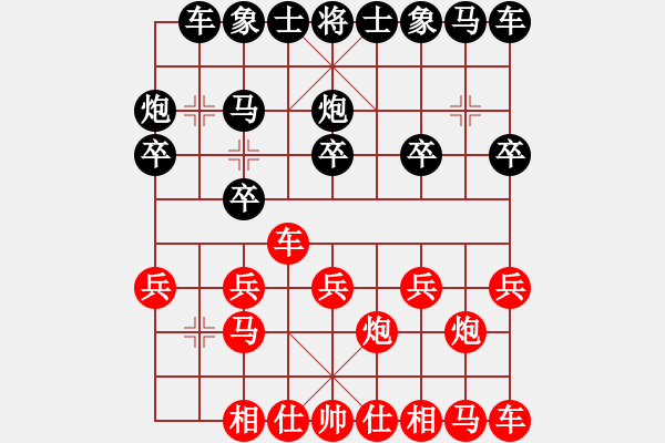 象棋棋譜圖片：湖南 謝業(yè)枧 和 四川 孟辰 - 步數(shù)：10 