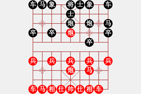 象棋棋譜圖片：橫才俊儒[292832991] -VS- 真實[124379145] - 步數(shù)：10 