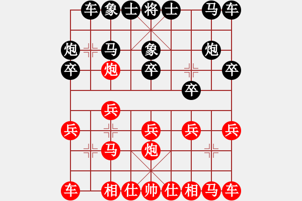 象棋棋譜圖片：由小川先負(fù)張航-加微信541799245領(lǐng)免費(fèi)教程 - 步數(shù)：10 