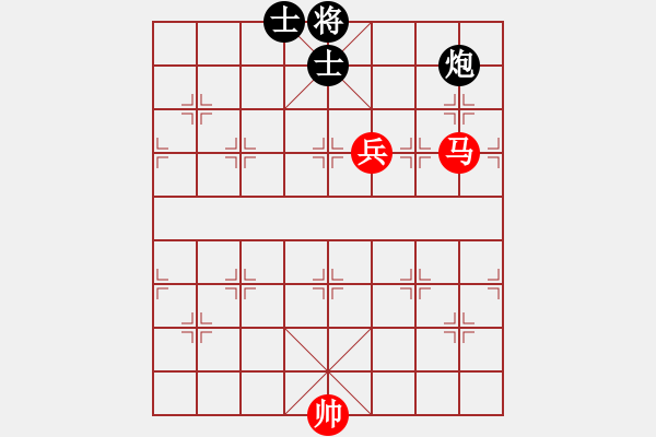 象棋棋譜圖片：第3章 馬兵殘棋技巧 第1節(jié) 馬兵對(duì)炮卒-1 - 步數(shù)：0 