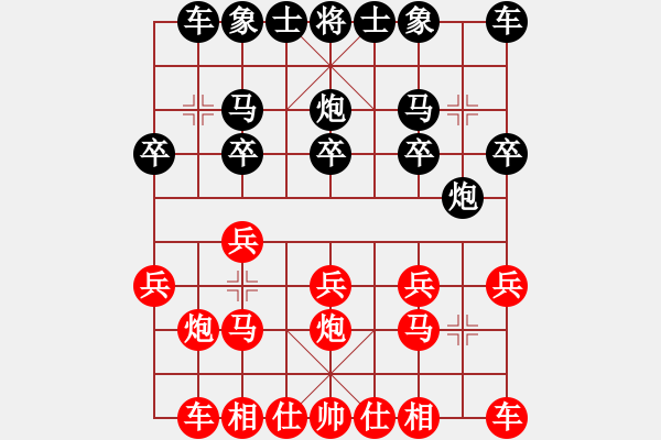 象棋棋譜圖片：2022.1.14.4JJ五分鐘先勝列炮 - 步數(shù)：10 