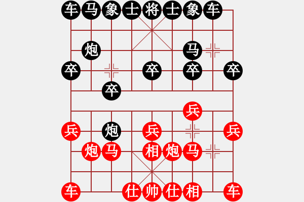 象棋棋谱图片：滕飞 先和 王鑫海 - 步数：10 